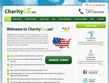 Tablet Screenshot of charitycar.us