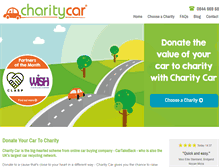 Tablet Screenshot of charitycar.co.uk